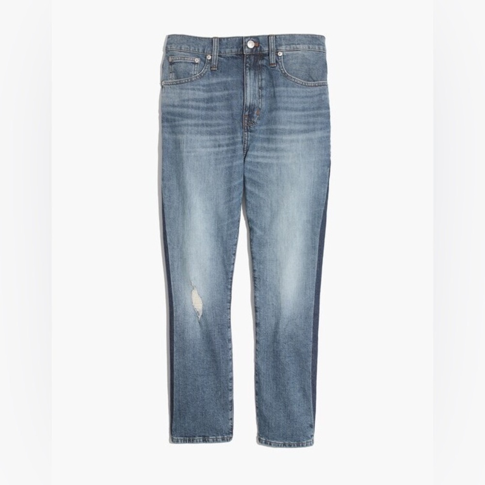 • Madewell • The High-Rise Slim Boyjean in Raebrook Wash: Eco Edition - Picture 5 of 12